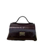Mira Brown Shiny Epi Leather