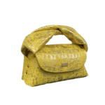 Seyi Yellow & Gold Croc Print