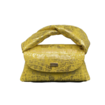 Seyi Yellow & Gold Croc Print