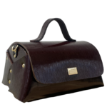 Mila Brown Shiny Epi Leather