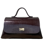 Mila Brown Shiny Epi Leather