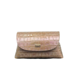 Maya Pale Pink & Multi Crocco Print