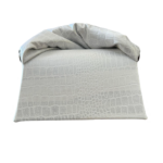 Moby White & Grey Croc Print