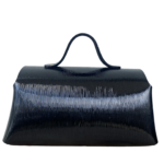 Mila Black Shiny Epi Leather