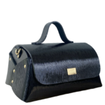 Mila Black Shiny Epi Leather
