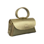 Hana Gold Studded Embossed