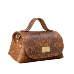 Mira Tan & Brown Lizard Print