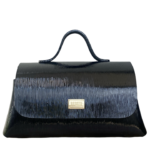 Mila Black Shiny Epi Leather