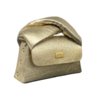 Moby Gold Crumpled Leather
