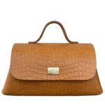 Mila Tan Crocco Embossed