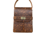 Dupe Tan & Brown Lizard Print
