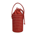 Tara Red with Dotted Gold Lines (horinzontal)