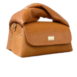 Nyla Tan Crocco Embossed
