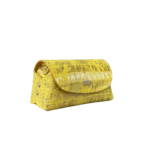Maya Yellow & Gold Croc Distressed