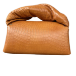 Nyla Tan Crocco Embossed