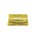 Maya Yellow & Gold Croc Distressed