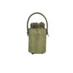 Lara Metallic Green & Gold Python Print