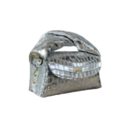 Seyi Silver Crocco Print