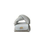 Lily Silver Metallic Flat Grain Leather