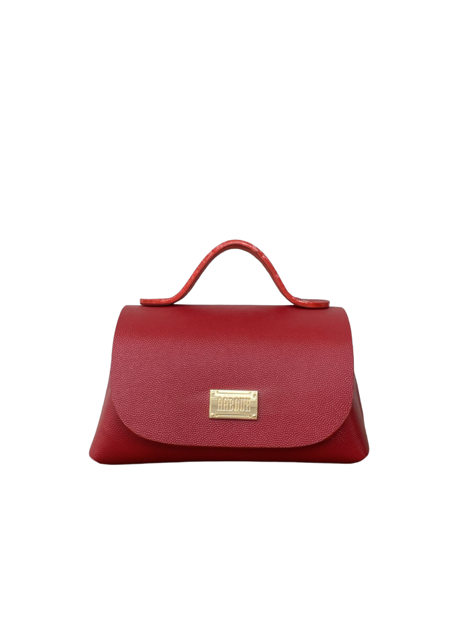 Mira Red Stingray Leather