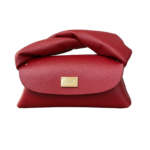 Seyi Red Stingray Print Leather