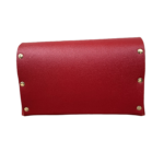 Jare Red Stingray Print Leather