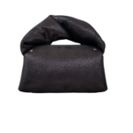 Nury XO (New Size) Black Printed Pebble Grain Suede
