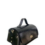 Mila Black Shiny Epi Leather