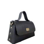 Lina Black Pebble Grain