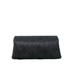 Maya Black Woodgrain Print Suede