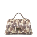 Mira XO Cream & Brown Handpaint Leather
