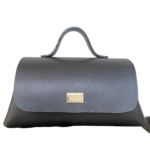 Mila Black Pebble Grain