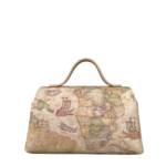 Mira XO Vintage Map Print Leather