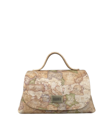Mira XO Vintage Map Print Leather