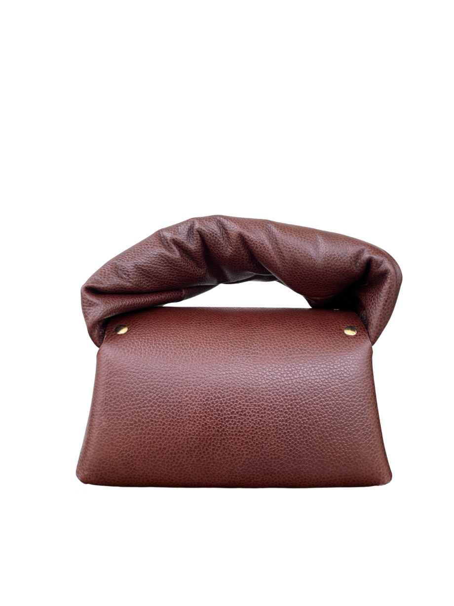 Nury XO Chocolate Brown Pebble Grain