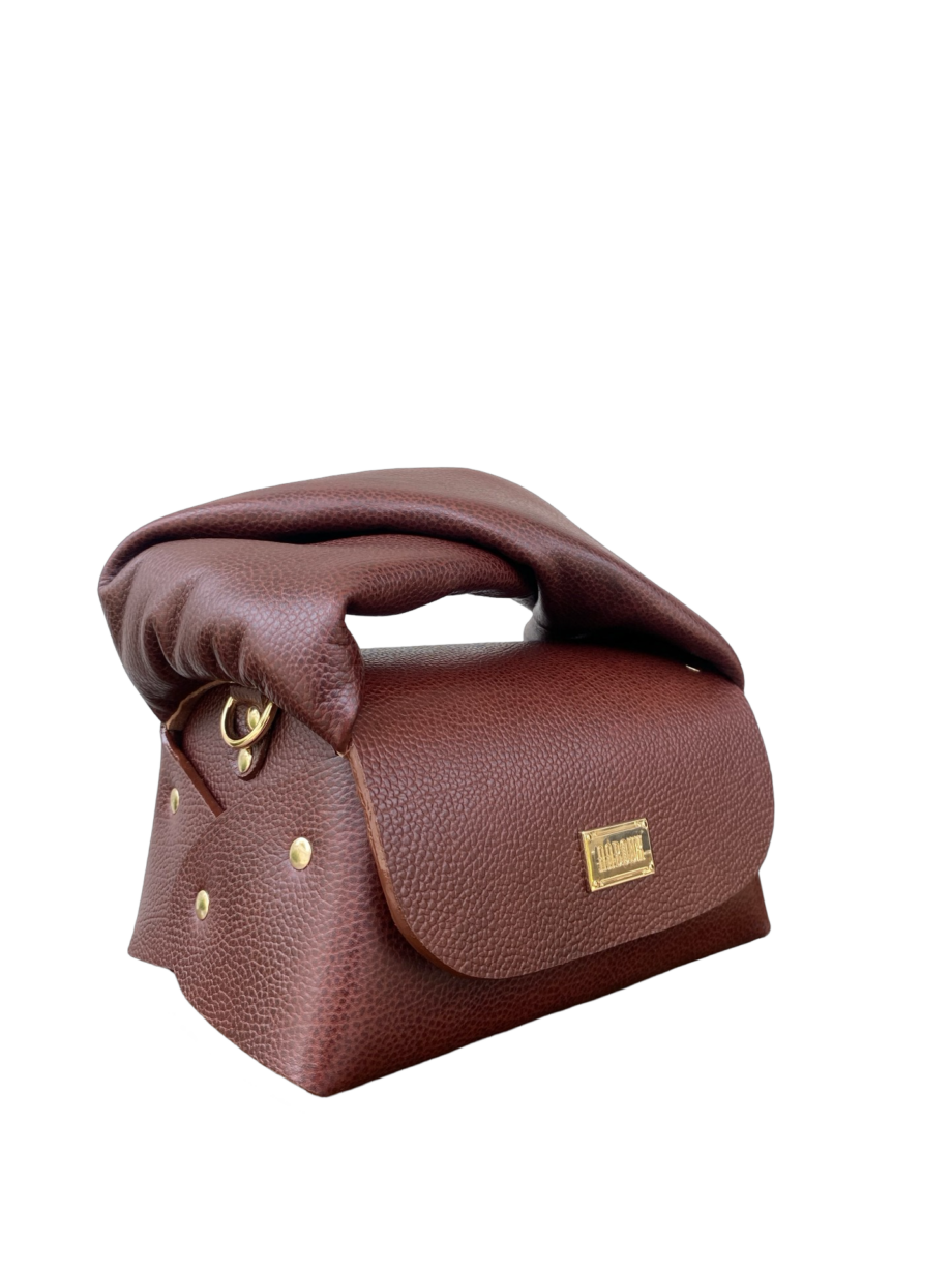 Nury XO Chocolate Brown Pebble Grain