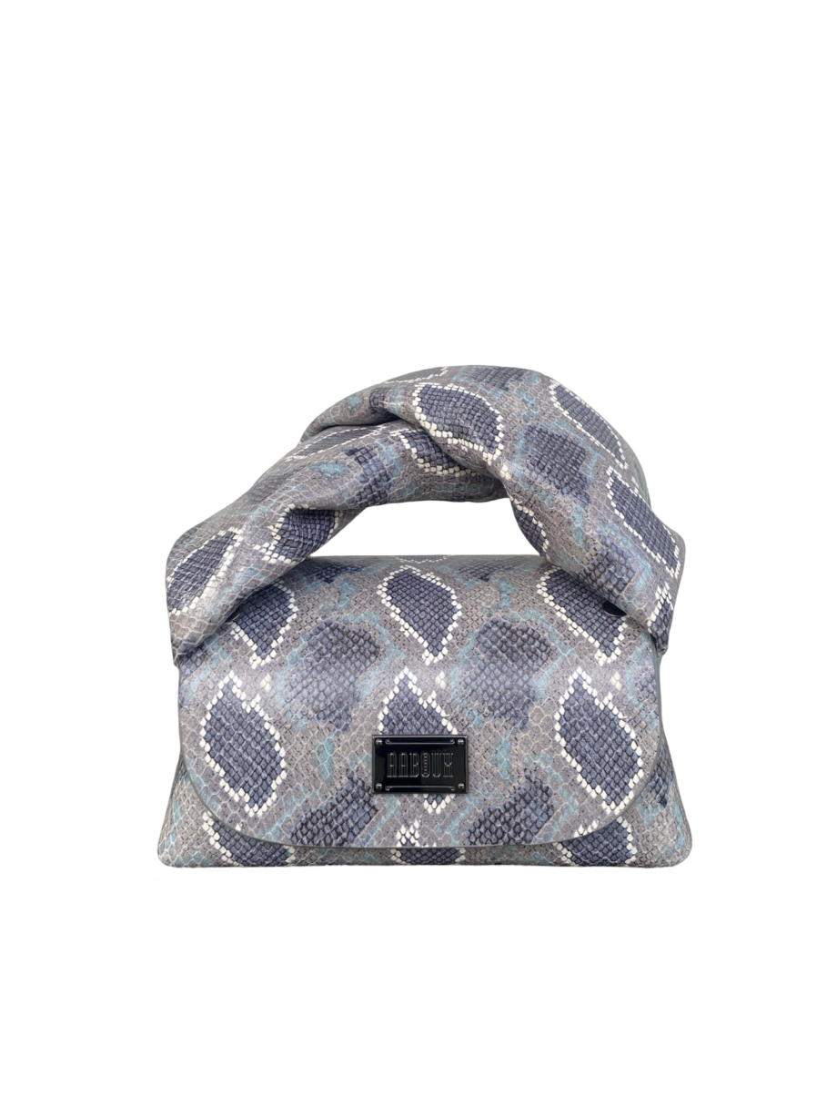Nury Denim & Grey Python Print