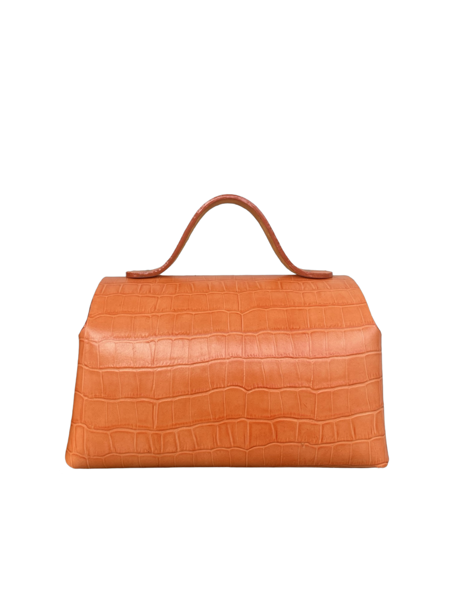 Mira XO Orange Crocco Print