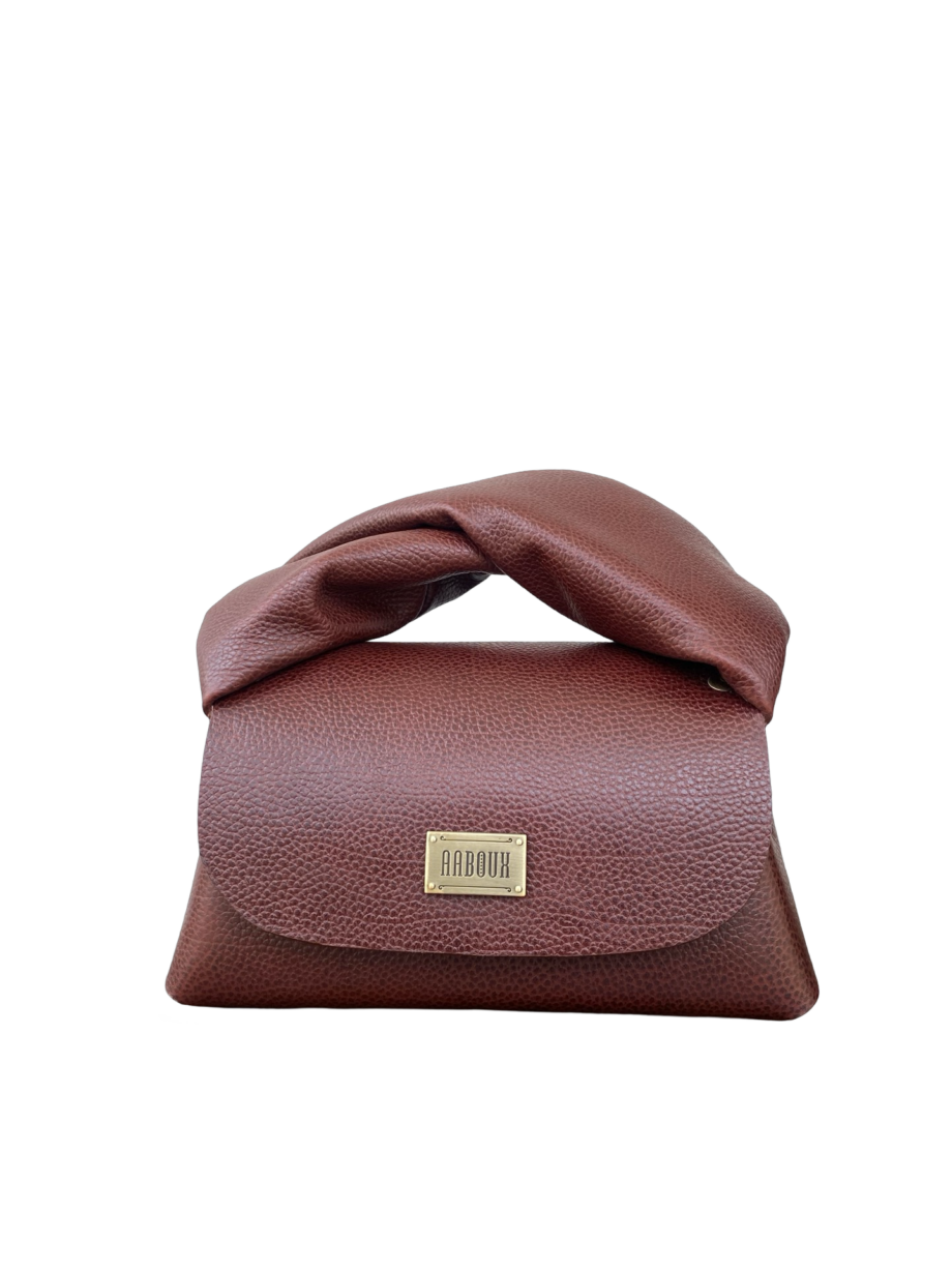 Nury XO Chocolate Brown Pebble Grain