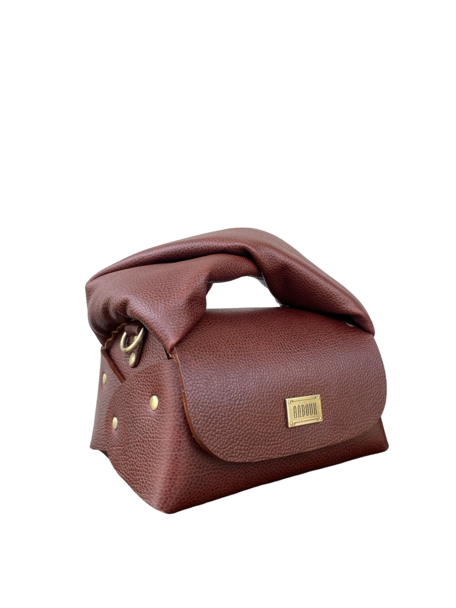 Nury XO Chocolate Brown Pebble Grain