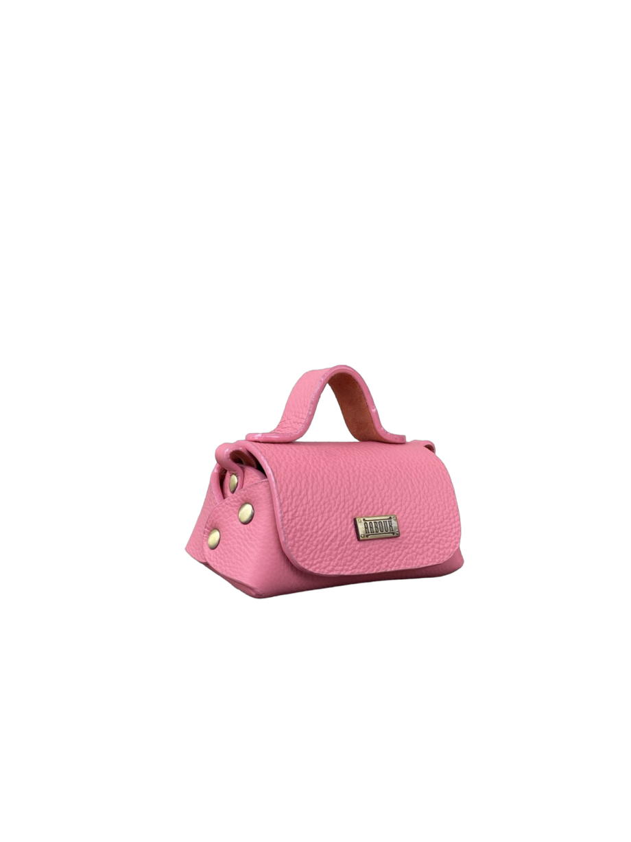Kach Pale Pink Crumpled Leather