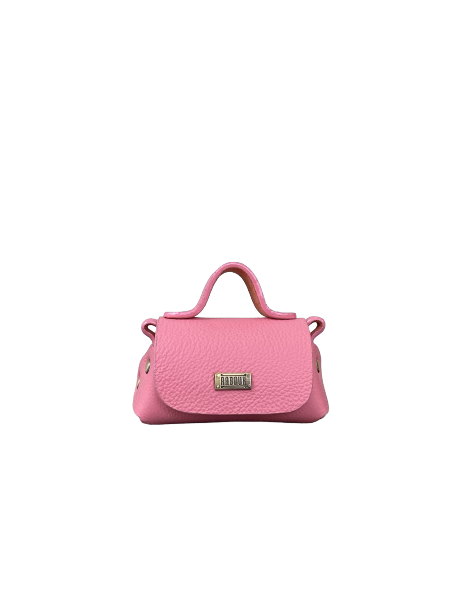 Kach Pale Pink Crumpled Leather