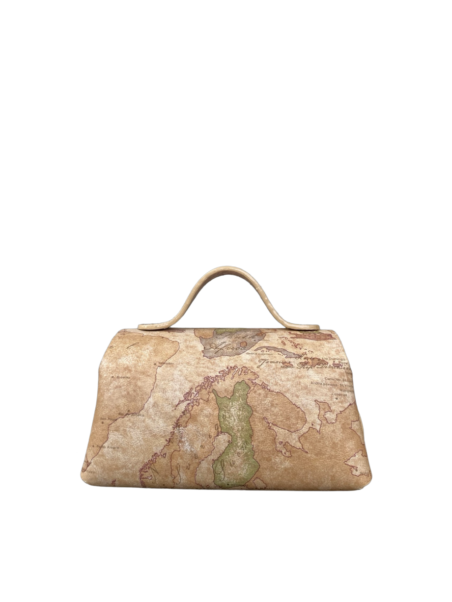 Mira Vintage Map Print Leather