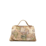 Mira Vintage Map Print Leather
