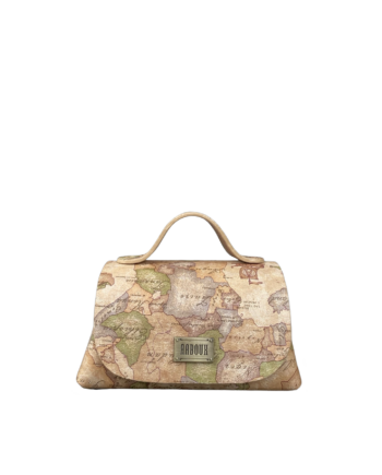 Mira Vintage Map Print Leather