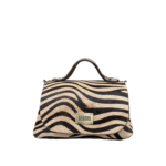 Mira XO Cream & Brown Zebra Print Pony