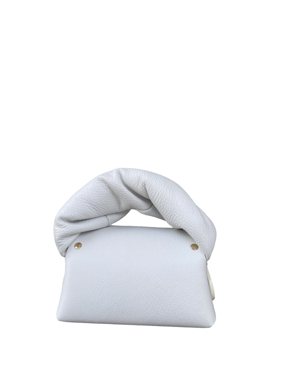Nury White Pebble Grain
