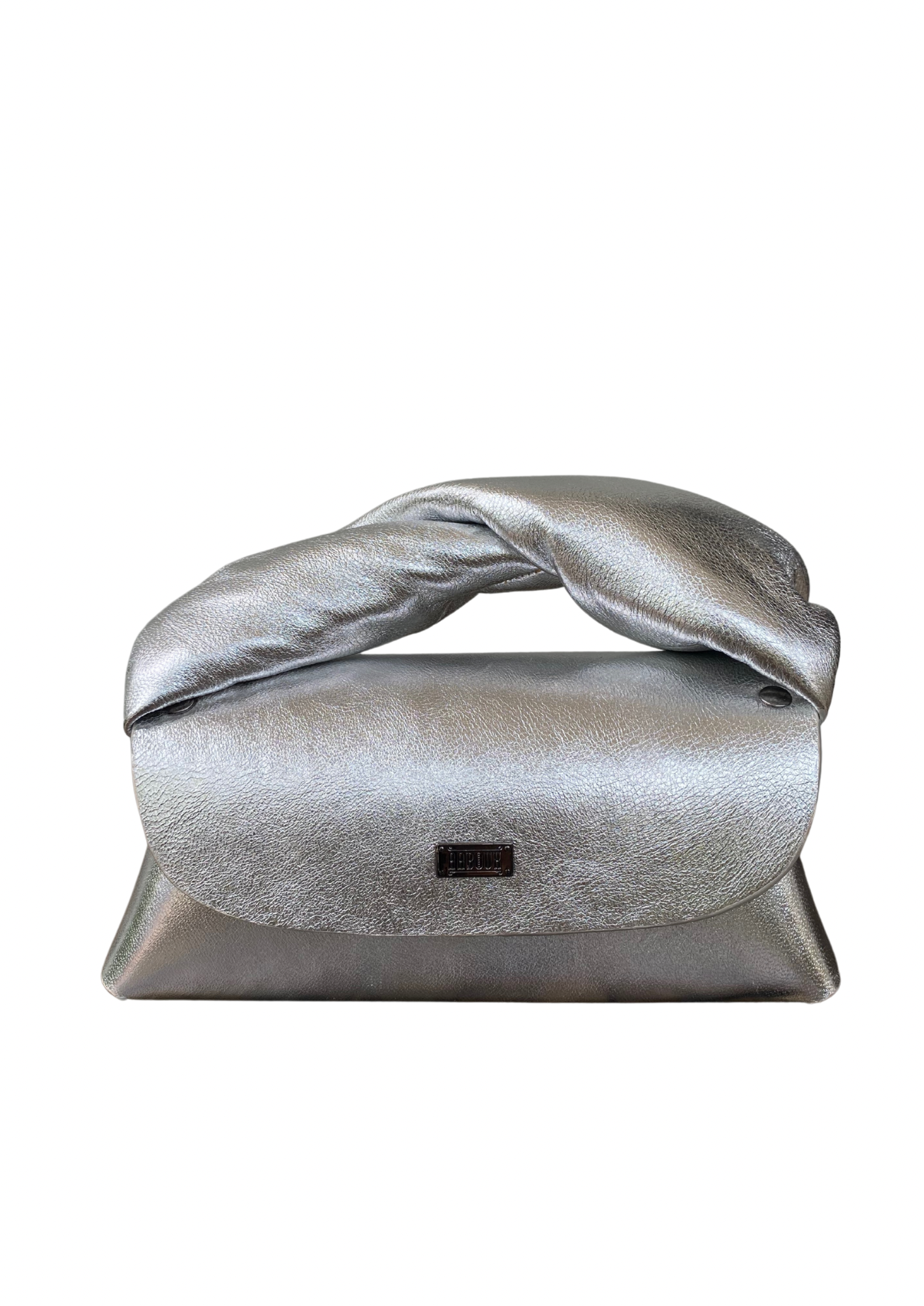 Seyi Metallic Silver Flat Grain