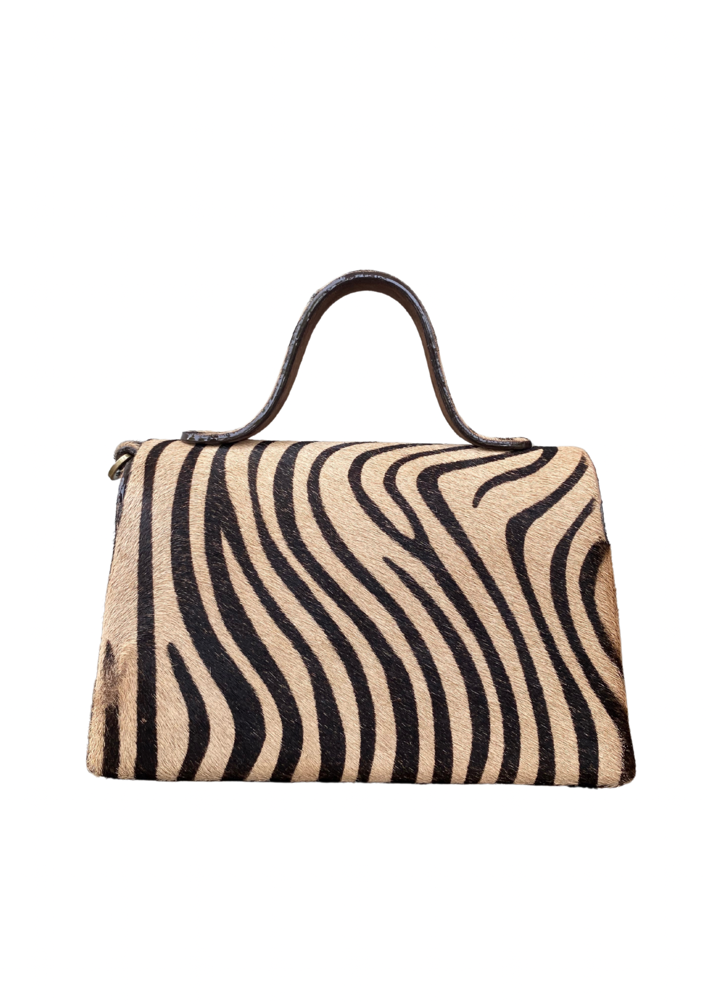 Lina Cream & Brown Zebra Stripe Pony