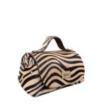 Mira Cream & Brown Zebra Stripe Pony